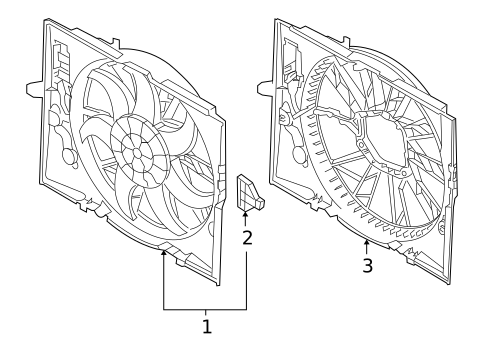 Cooling Fan for 2005 BMW 645Ci #0