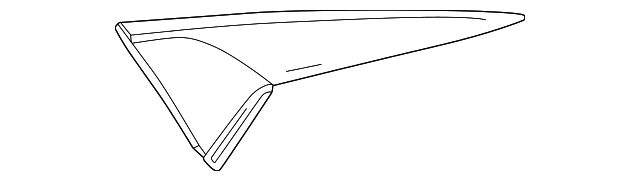 2024-2025 Buick Envista Body D-Pillar Molding 42906709 GM ...