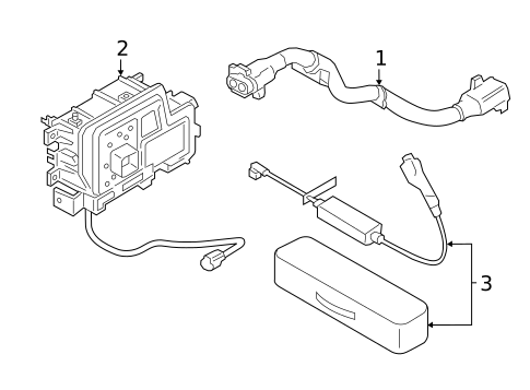 Wiring Harness for 2021 Hyundai Kona Electric #1