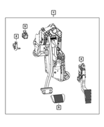 68493444AA - Brakes: Brake Pedal Sensor for Mopar Image