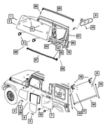 5182378AD - Glass: Windshield for Mopar Image