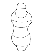 B25D32197B - Steering: Pressure Hose Bracket for Mazda: Protege, Protege5 Image