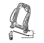 23181615 - Body: Seat Back Frame for Cadillac: ATS Image