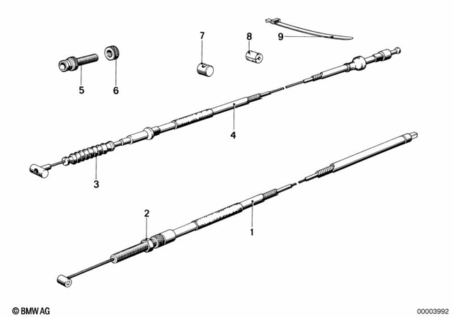 32731237694 - : Clutch Cable for BMW-Motorrad Image