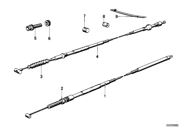 32731237694 - : Clutch Cable for BMW-Motorrad Image