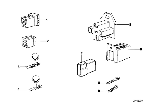 61131357921 - : Flat-Type Connector - B=2.8/L=22 for BMW-Motorrad Image