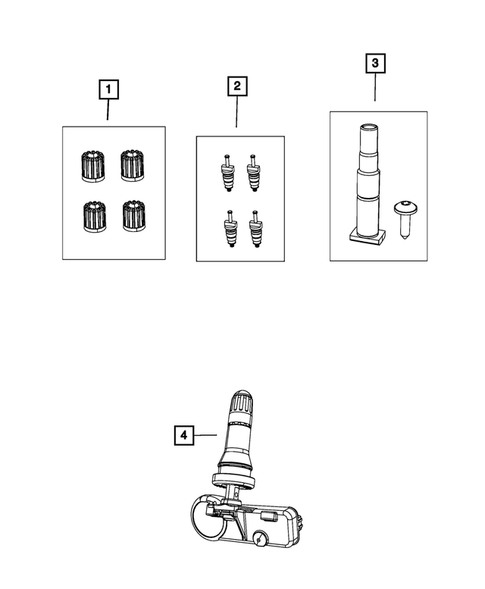 Tire Monitoring System for 2018 Fiat 500 #0