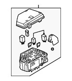20832842 - Electrical: Fuse &amp; Relay Box for Buick: Enclave | GMC: Acadia | Saturn: Outlook Image
