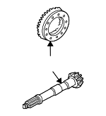 381000F26A - Universals &amp; Rear Axle: Ring &amp; Pinion for Nissan: Frontier, Pathfinder, Xterra, Z Image
