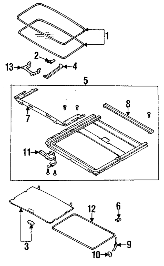 65457AC030MS - : Opening Trim for Subaru Image