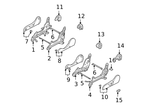 Tracks & Components for 2002 Toyota Tacoma #0