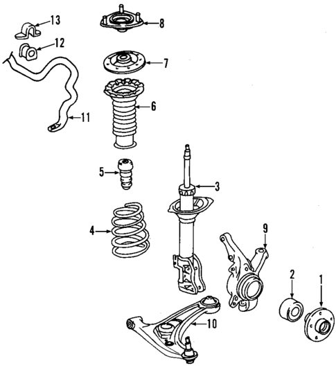 Suspension Components for 2014 Scion xD #1