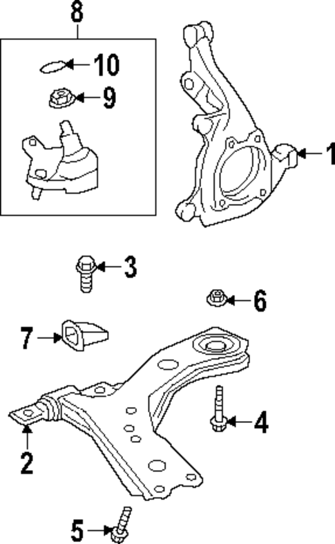 Suspension Components for 2024 Lexus NX350h #1