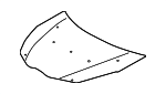 5330152320 - : Hood Panel for Toyota: Yaris Image