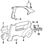 6259416040E0 - : Pocket for Toyota: Tercel Image