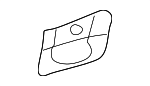 8321922000 - Body: Door Window Belt Weatherstrip Clip for Hyundai Image