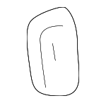 92151849 - Body: Splash Guard Clip for Saab Image