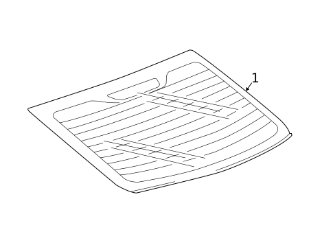 Glass & Hardware - Back for 2017 Buick LaCrosse #0