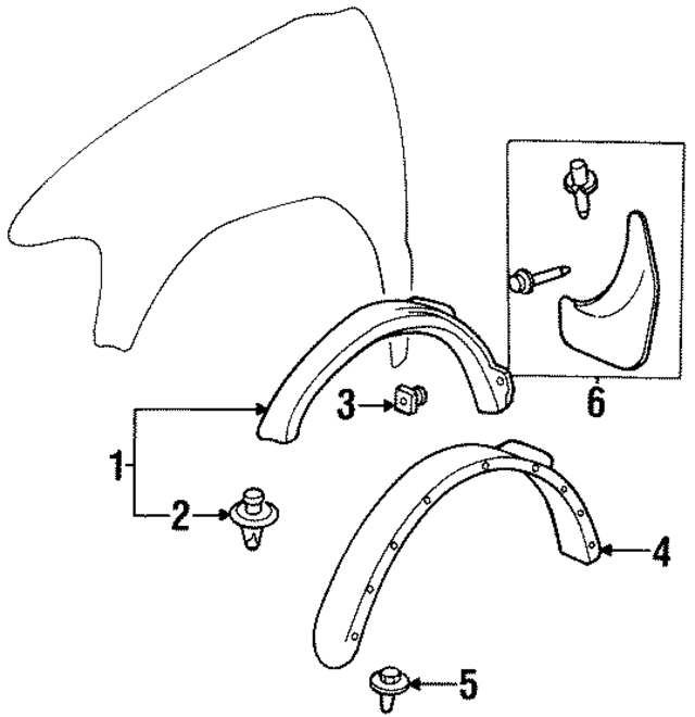 HF9051R11 - : Wheel Flare Fastener for Kia Image