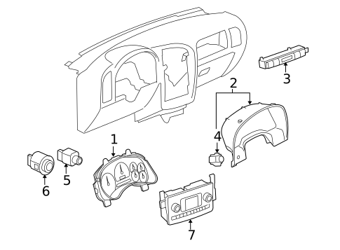 Switches for 2006 Saab 9-7x #0