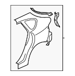 51439FG0819P - : Quarter Panel for Subaru Image