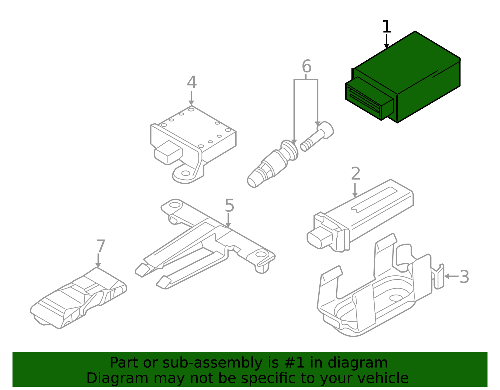 36106796604 - 2009-2011 BMW Control Module (36-10-6-796-604) | BMW of ...