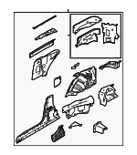 LR078604 - : Inner Panel Assembly for Land-Rover Image