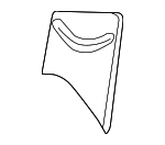 1HW091K2AA - Body: Seat Belt Cover for Chrysler: Town &amp; Country | Dodge: Grand Caravan Image