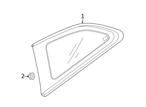 Glass & Hardware for 2014 Kia Forte Koup #0