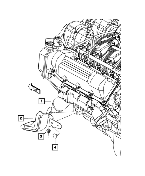 Engine Oiling for 2007 Dodge Dakota #1