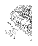 53032773AA - Engine 3.7L Six Cylinder: Drip Trough for Mopar Image