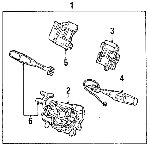 Switches for 1994 Kia Sephia #0