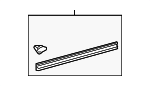 678570T010 - Body: Lower Weather-strip for Toyota Image