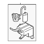 7L8201801B - Emission System: Vapor Canister for Audi: Q7 Image