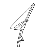 SU003G0022 - Body: Fixed Glass for Scion: FR-S | Toyota: 86 Image