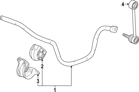 Stabilizer Bar & Components for 2023 Cadillac LYRIQ #1