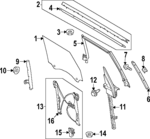 M2DZ9821596B - : Upper Seal for Ford: Bronco Image