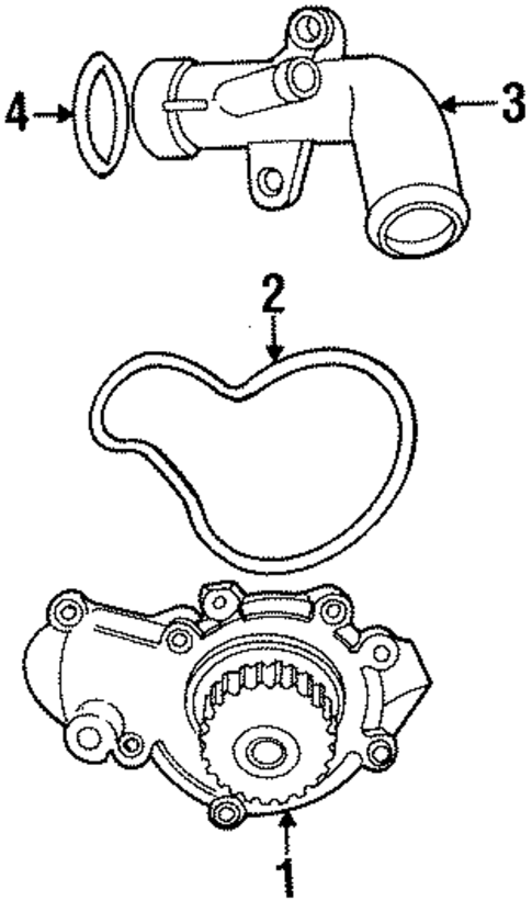 Water Pump for 1998 Dodge Caravan #0