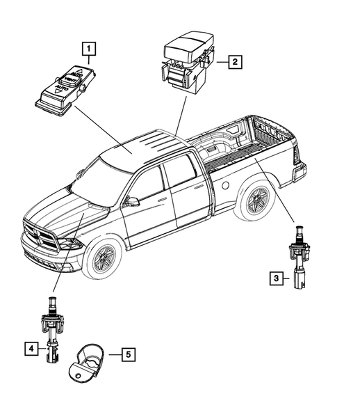 Switches for 2010 Dodge Ram 1500 #4