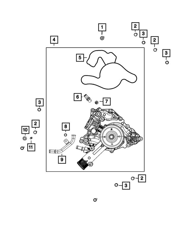 68335882AA - Cooling: Fitting for Mopar Image