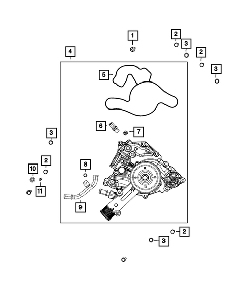 Water Pump and Related Parts for 2022 Jeep Wagoneer #2