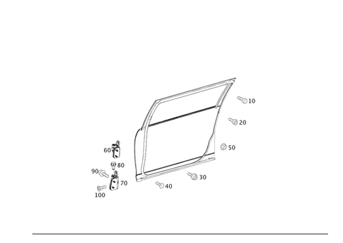 Central Door for 2012 Mercedes-Benz S400 #0