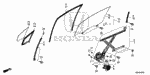957010601007 - Body/Air Conditioning: BOLT, FLANGE (6X10) for Honda Image