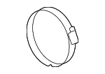 10318567 - Engine: Rear Duct Clamp for Cadillac: XLR Image