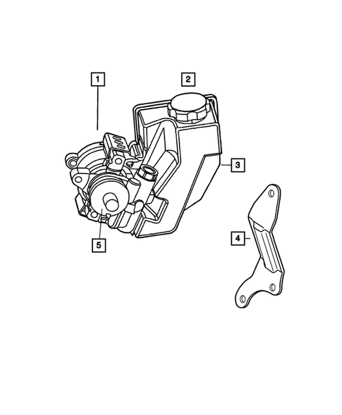 Power Steering Pump for 2001 Jeep Grand Cherokee #0