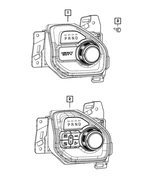 Gearshift Controls and Related Parts for 2024 Ram 3500 #4