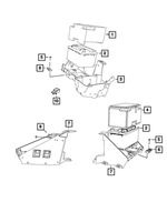 BBH7F001AA - Electrical: Storage Battery, Us for Chrysler: 200, 300, Pacifica, Town &amp; Country, Voyager | Dodge: Challenger, Charger, Durango, Grand Caravan, Magnum, Ram 1500, Ram 2500, Ram 3500 | Jeep: Cherokee, Commander, Grand Cherokee, Grand Wagoneer, Wagoneer, Wrangler | Ram: 1500, 1500 Classic, 2500, 3500, C/V Image