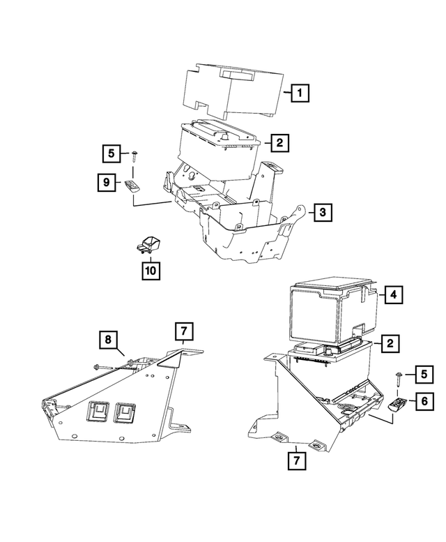BBH7F001AA - Electrical: Storage Battery, Us for Mopar Image image