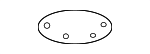 7716852010 - Fuel System: Fuel Pump Retainer Plate for Toyota Image