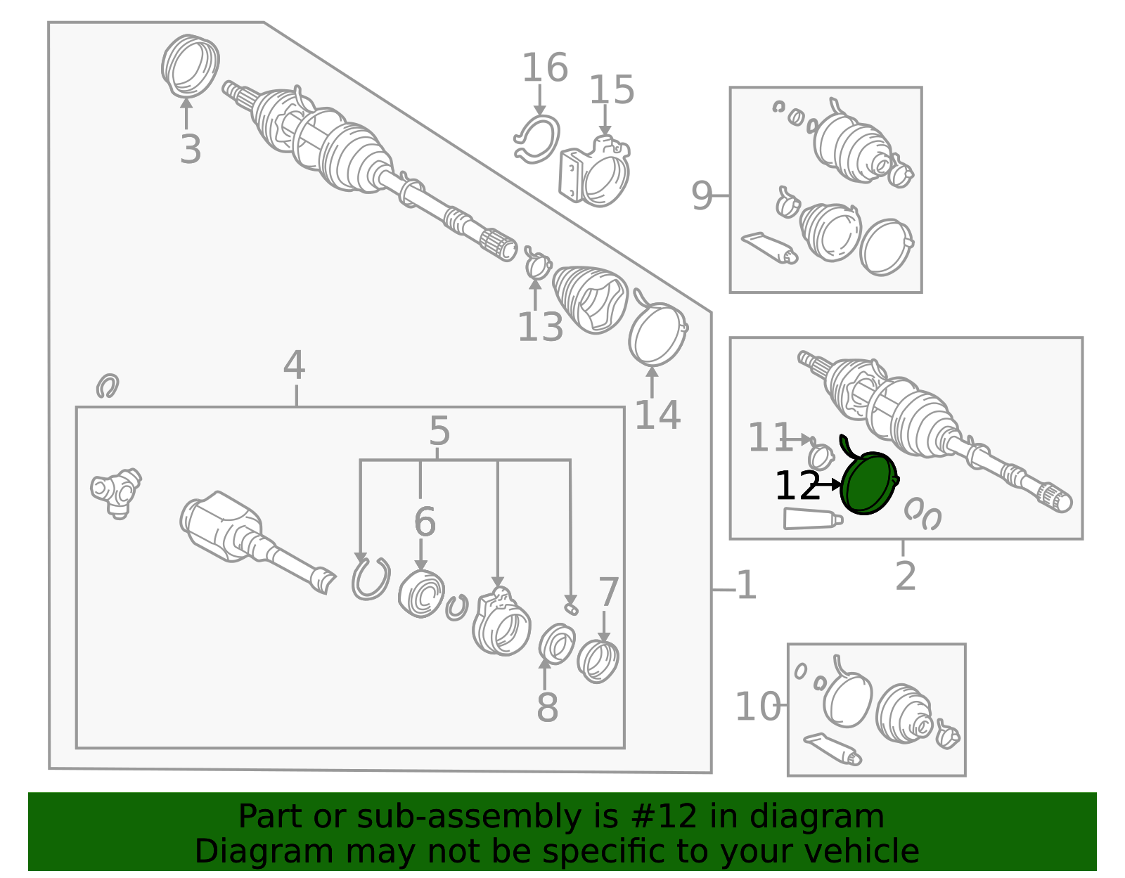 1999-2000 Toyota RAV4 Cv Joint Boot Band 90949-01937 | OEM Parts Online